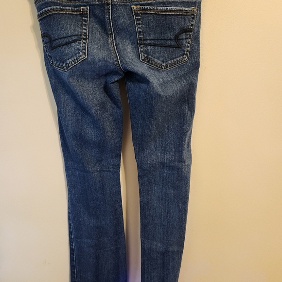 American Eagle Outfitters Dark Blue Boot Cut Jeans - Picture 2 of 9